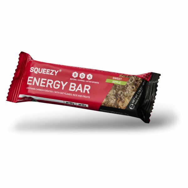 SQUEEZY Energy Bar 50 g - Eple/Kanel