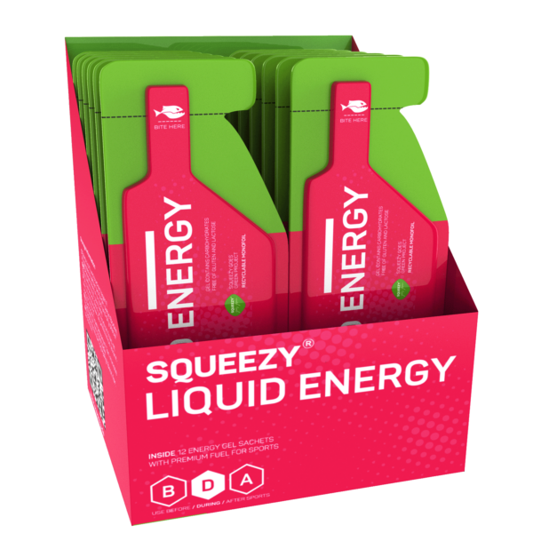 SQUEEZY Liquid Energy 60 ml - Sitron + koffein