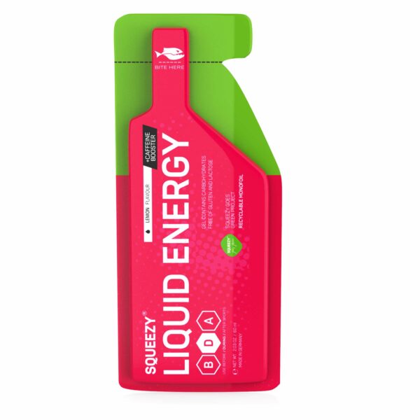 SQUEEZY Liquid Energy 60 ml - Sitron + koffein