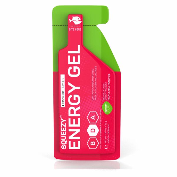 SQUEEZY Energy Gel 33 g - Bringebær