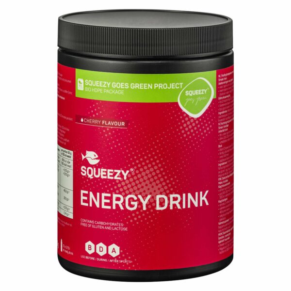 SQUEEZY Sportsdrikk 650 g - Cherry
