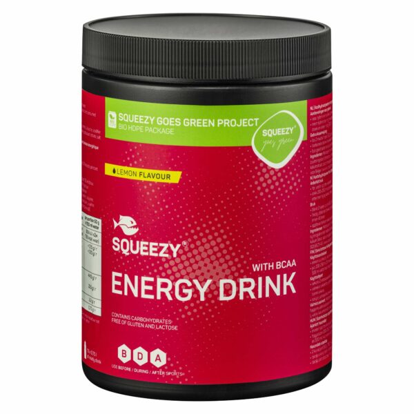 SQUEEZY Sportsdrikk BCAA 650 g - Sitron
