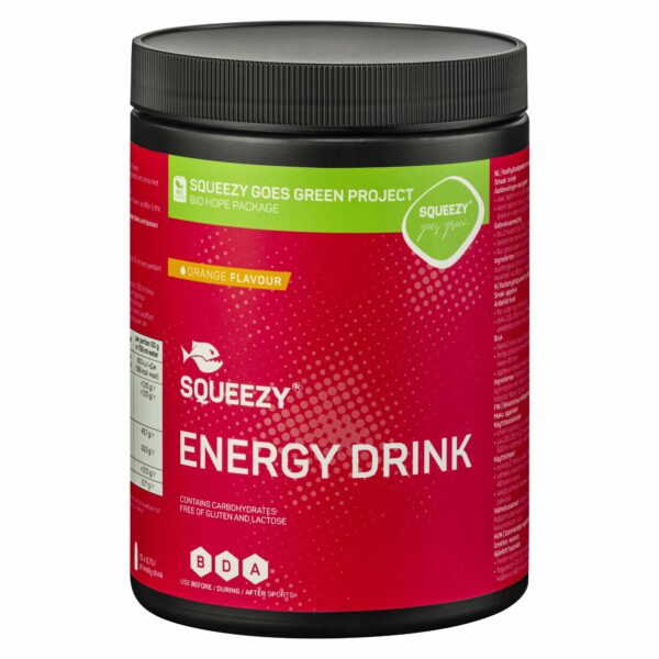 SQUEEZY Sportsdrikk 650 g – Appelsin