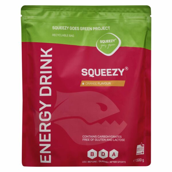 SQUEEZY Sportsdrikk 1500 g – Appelsin