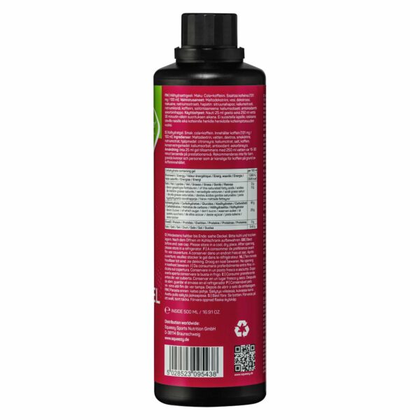 SQUEEZY Energy Gel 500 ml refiller - Cola + koffein