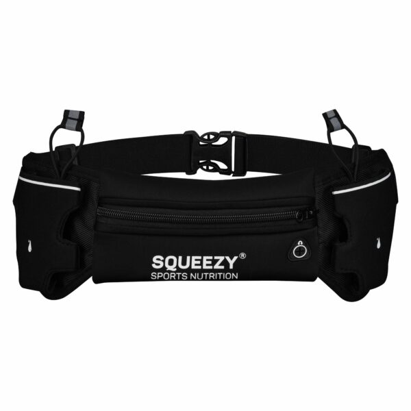 SQUEEZY Løpebelte - plass til 2 drikkeflasker