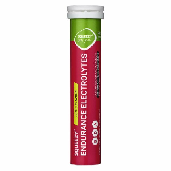 SQUEEZY Elektrolytt tabletter – 20 x 4 g – Sitronsmak - uten kunstig søtning